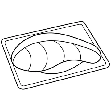 秋鮭のぬりえ
