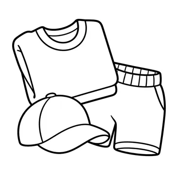 体操服のぬりえ