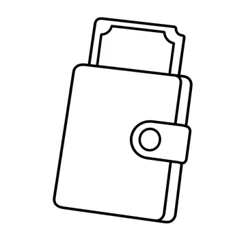 チケットホルダーのぬりえ