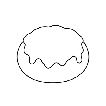 チーズパンのぬりえ