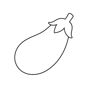 なすのぬりえ