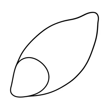 さつまいものぬりえ