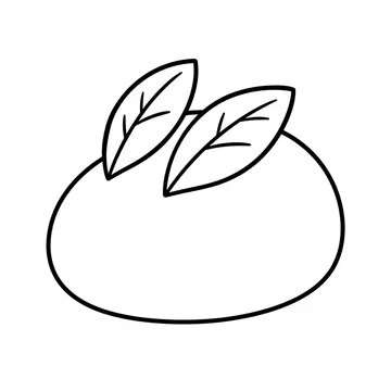 ゆきうさぎのぬりえ