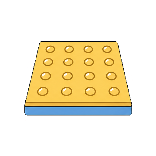 文字やロゴがない点字ブロックアイコン