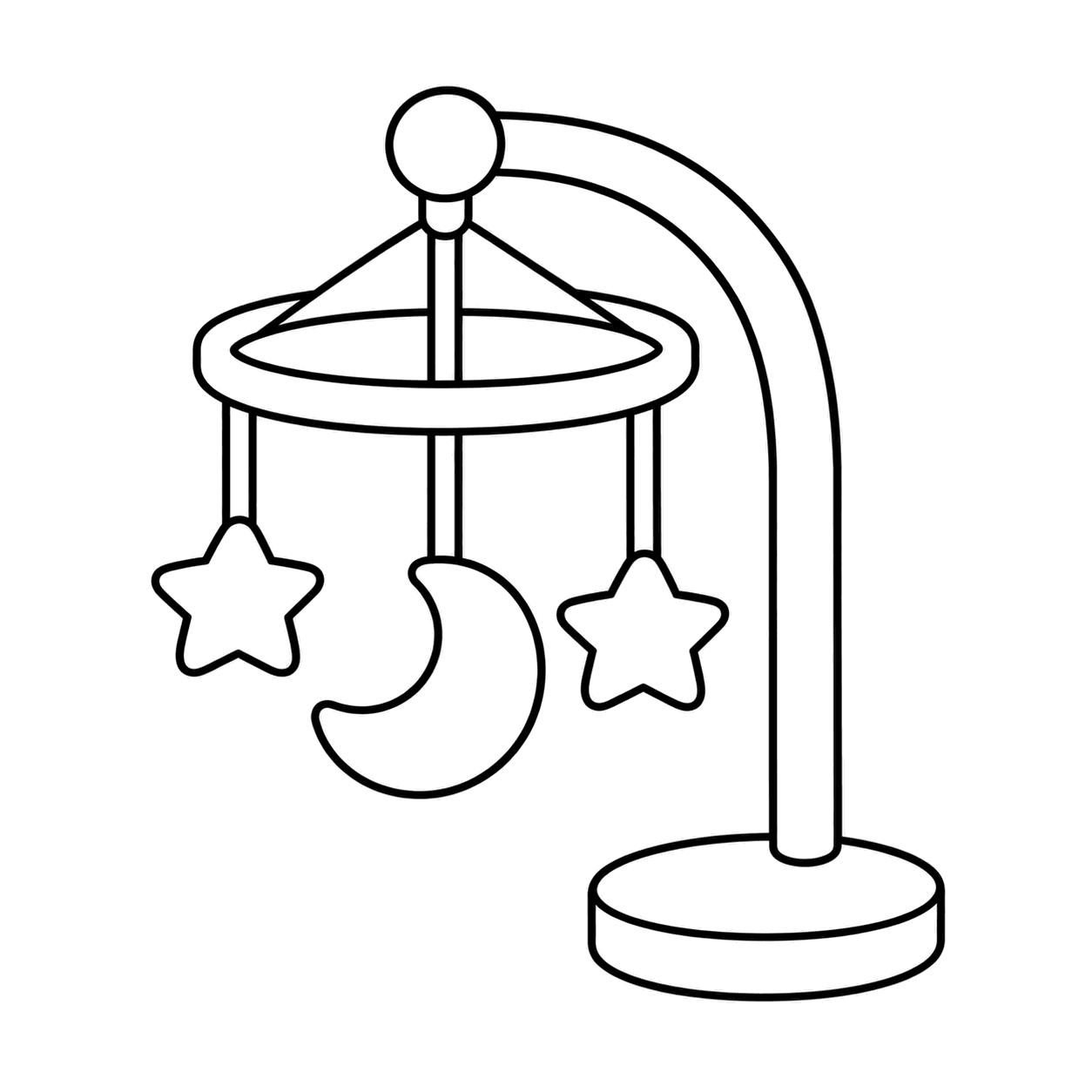 メリーのぬりえ用線画