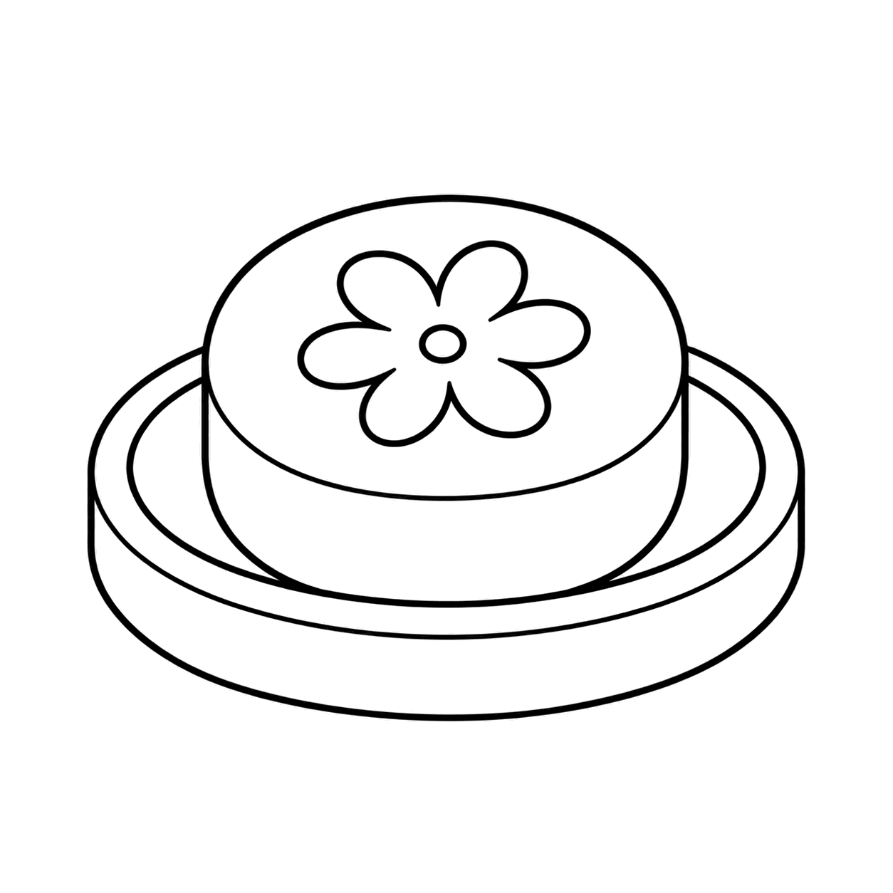 アロマストーンのぬりえ用線画