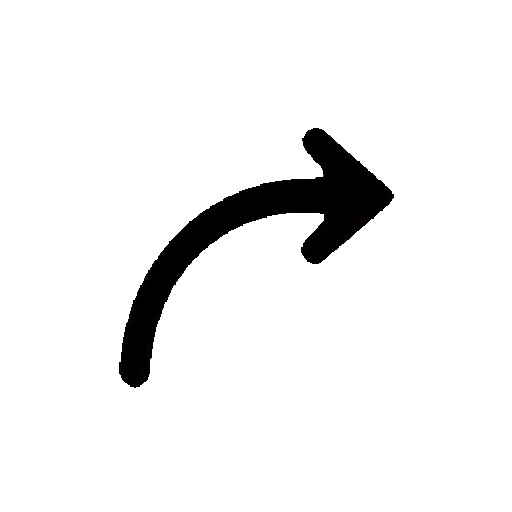 文字や数字がないやり直し矢印