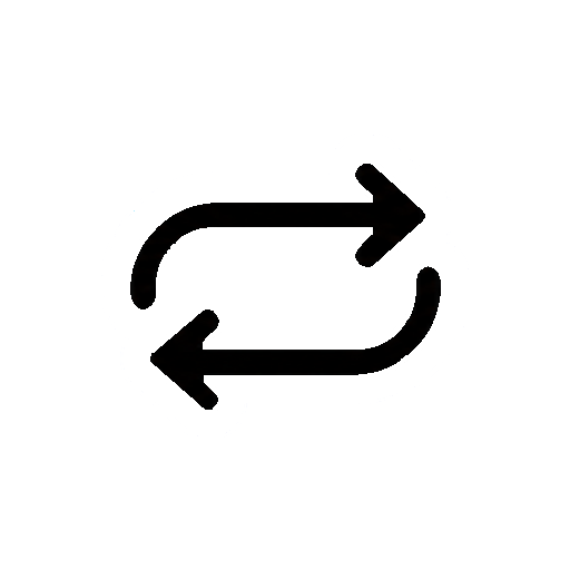文字や数字がないループ矢印