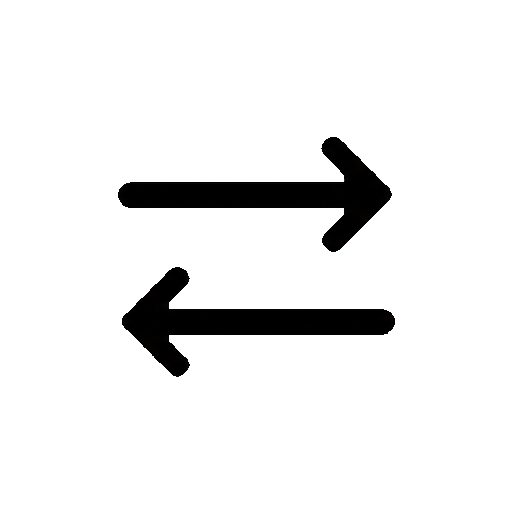 文字や数字がない転送矢印