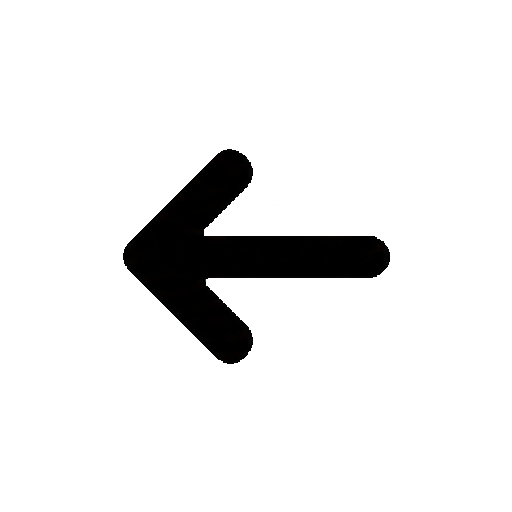 文字や数字がない戻る矢印