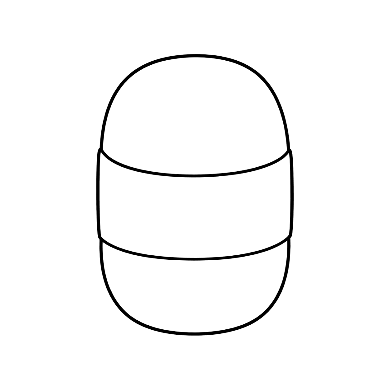 俵おにぎりのぬりえ用線画