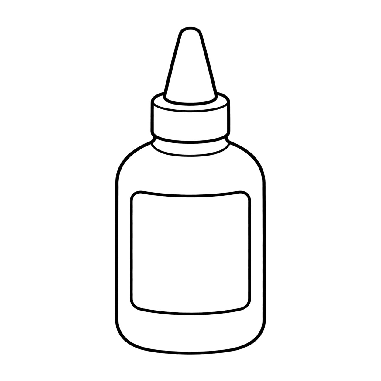 のりのぬりえ用線画