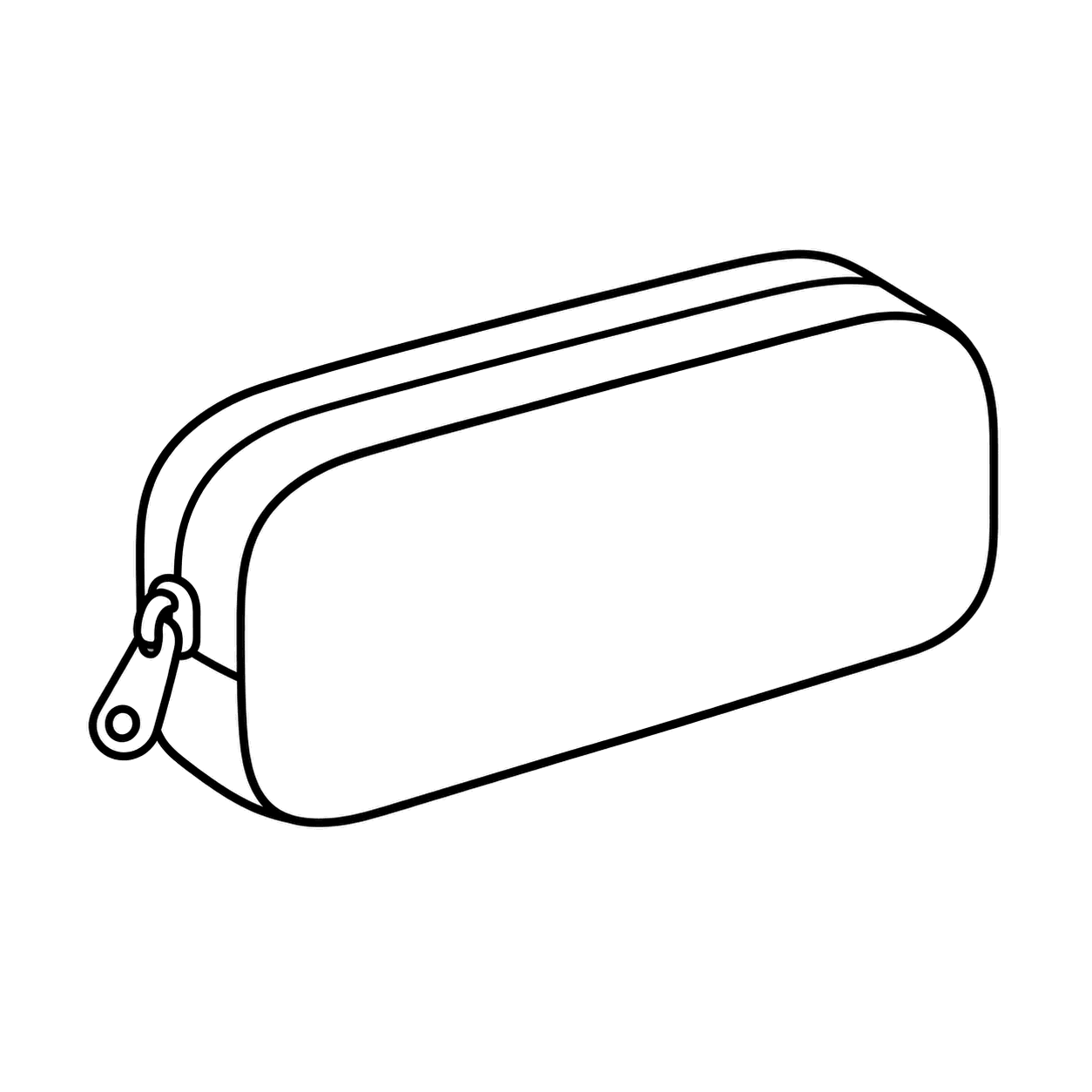 筆箱のぬり絵用線画
