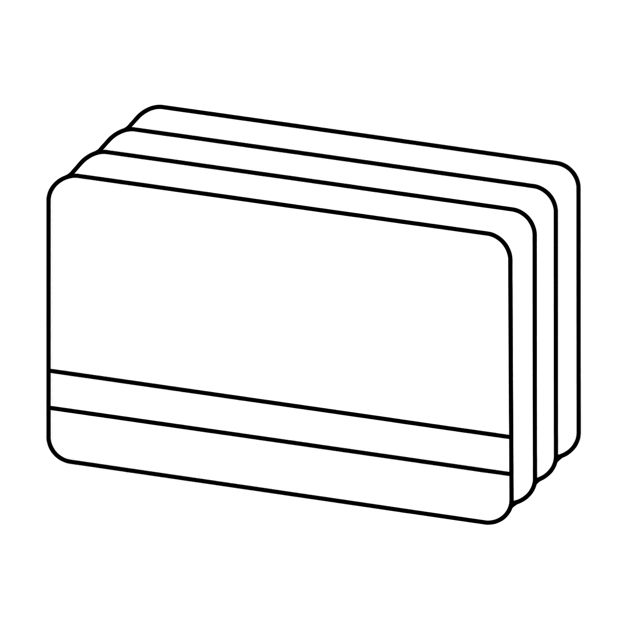 名刺のぬりえ用線画