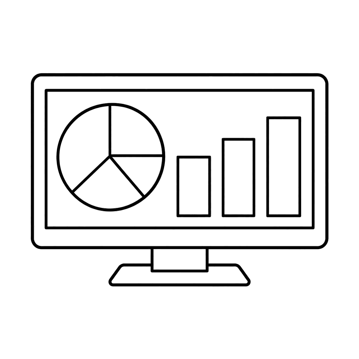 ダッシュボード画面のぬり絵用線画