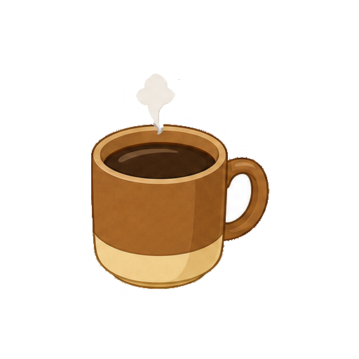 文字やロゴがないコーヒーマグアイコン