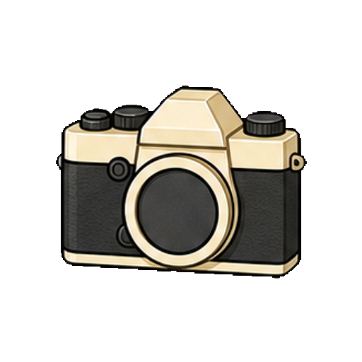 カメラ・写真のイラスト16種類・ぬりえ15種類のカラー見本