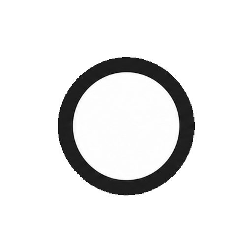 文字や数字がない太いマル記号