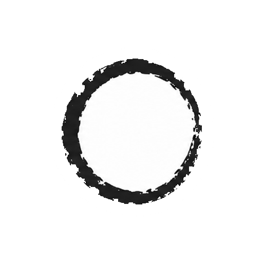 文字や数字がない印風のマル記号