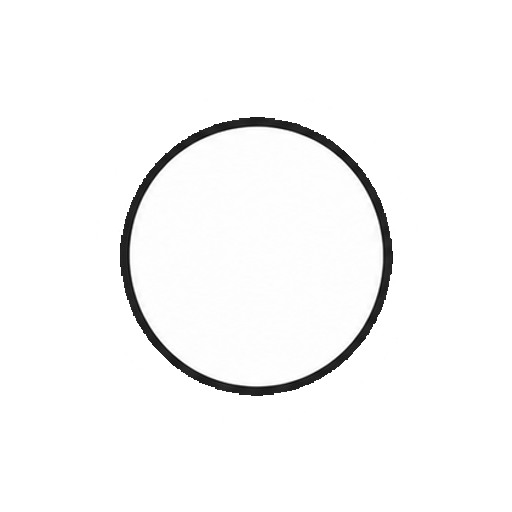 文字や数字がない細いマル記号