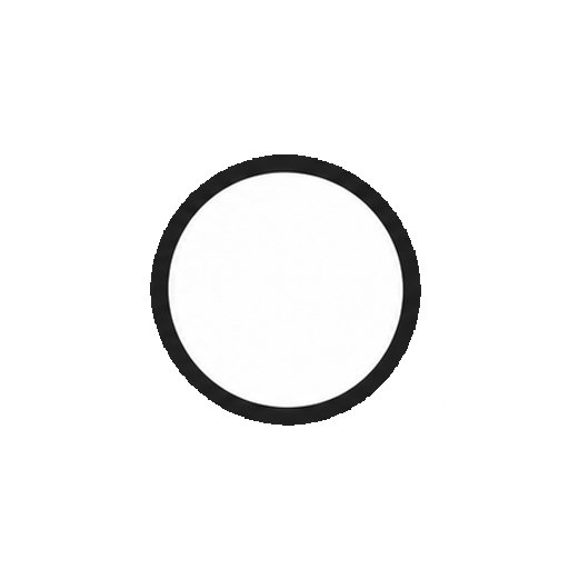 文字や数字がないステッカー風マル記号