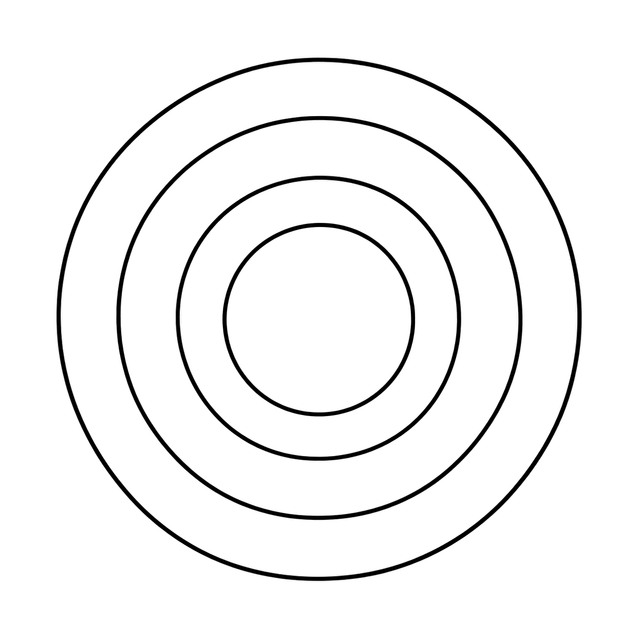 的風マルのぬり絵用線画