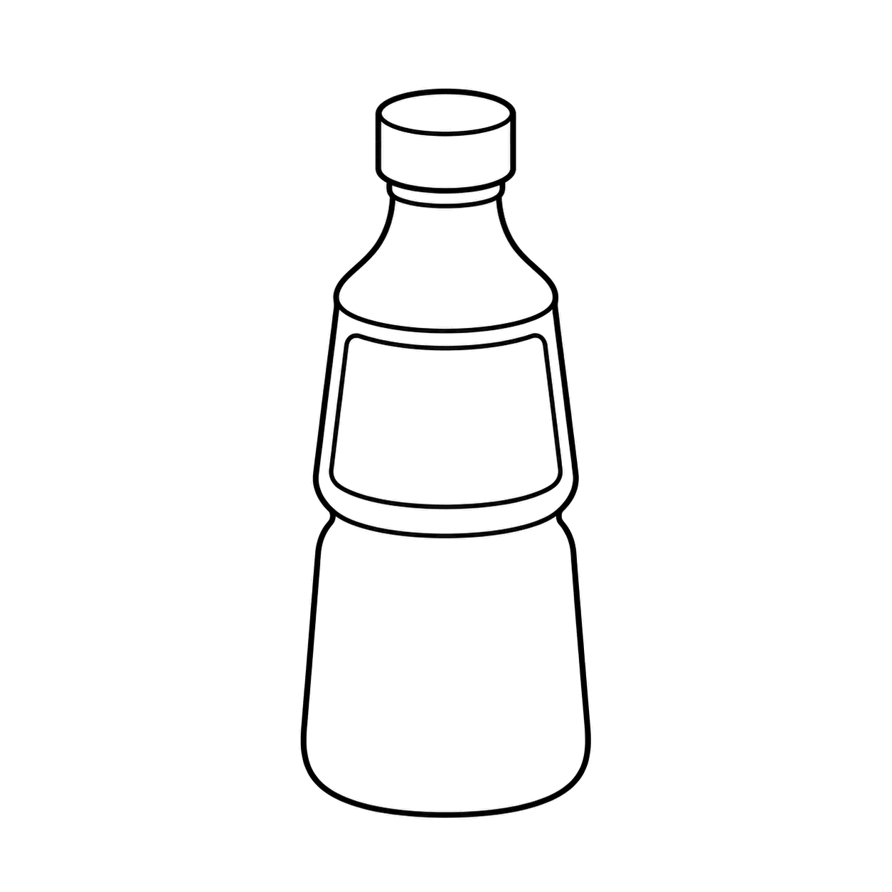 ソースのぬり絵用線画