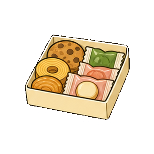 文字やロゴがないお菓子詰め合わせのアイコン