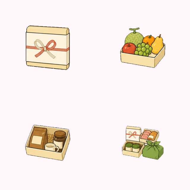 お中元・お歳暮アイコン16個セットの代表画像