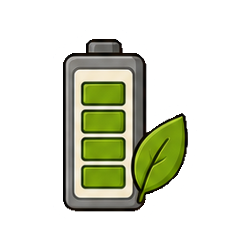 文字やロゴがない節電電池のアイコン
