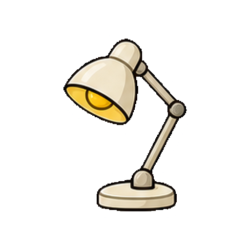 文字やロゴがないLEDランプのアイコン