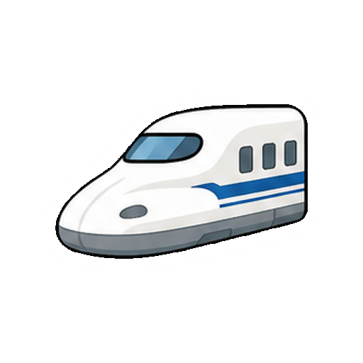 電車・鉄道アイコン16個セットのカラー見本