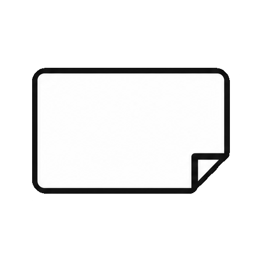 文字や数字がない角つきメモ吹き出し