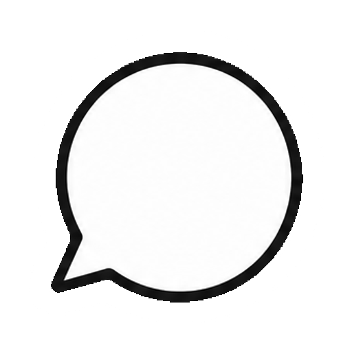文字や数字がない小丸コメント