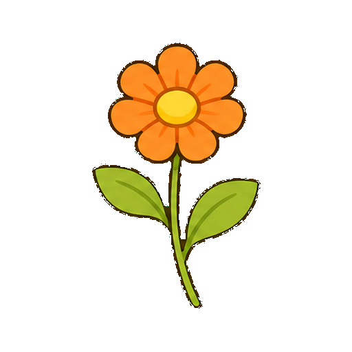 文字がない野の花アイコン