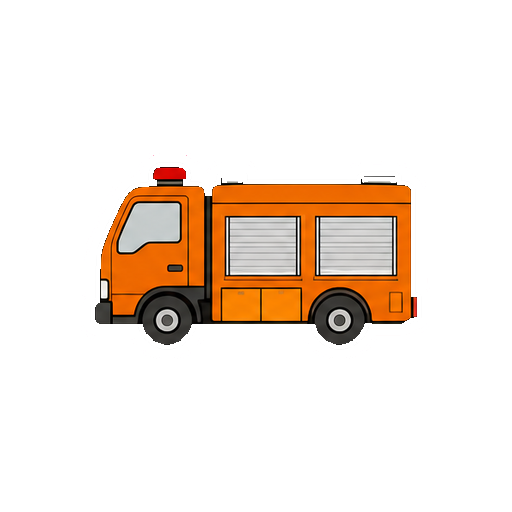 文字や標章がないレスキュー車アイコン