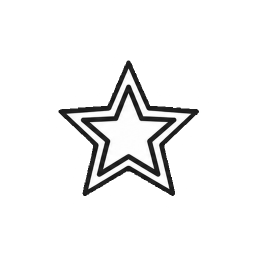 文字や数字がない二重星の記号