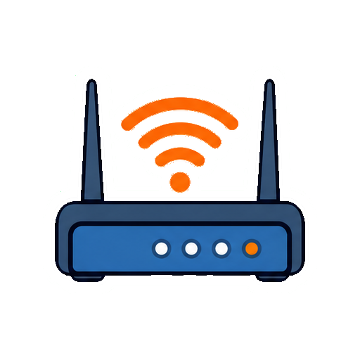文字やロゴがないWi-Fiルーターアイコン