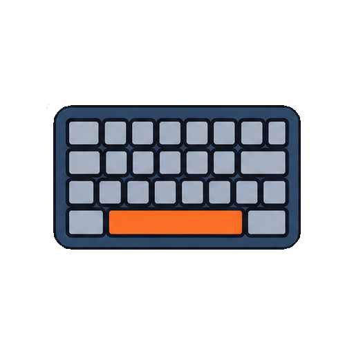 文字や数字がないキーボードアイコン