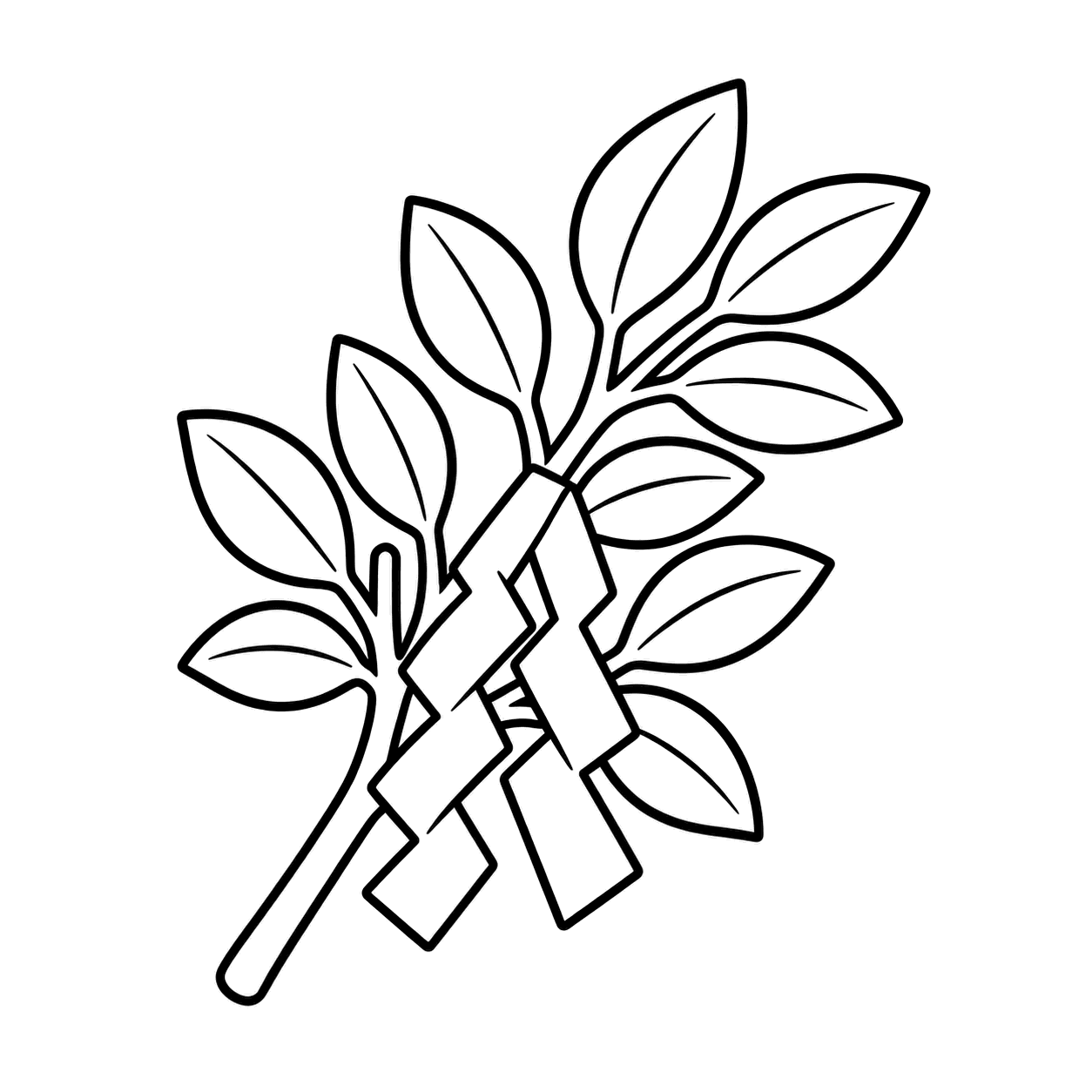 榊のぬりえ用線画
