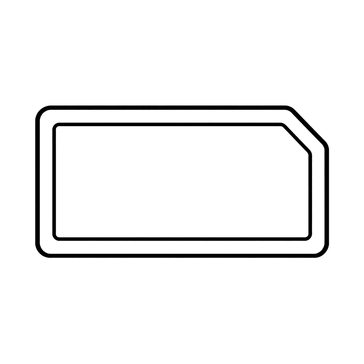 白紙受験票のぬりえ用線画