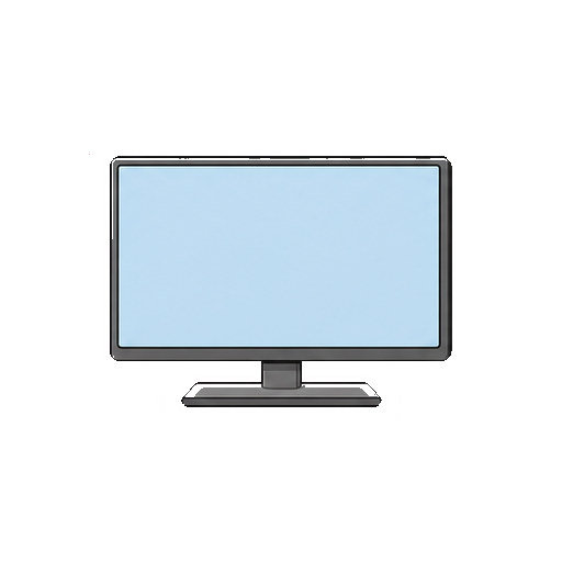 文字やロゴがないテレビアイコン