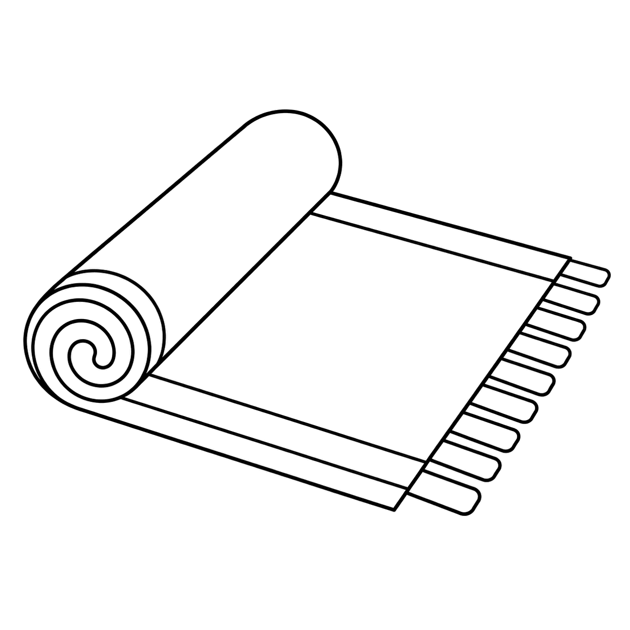 ラグのぬりえ用線画