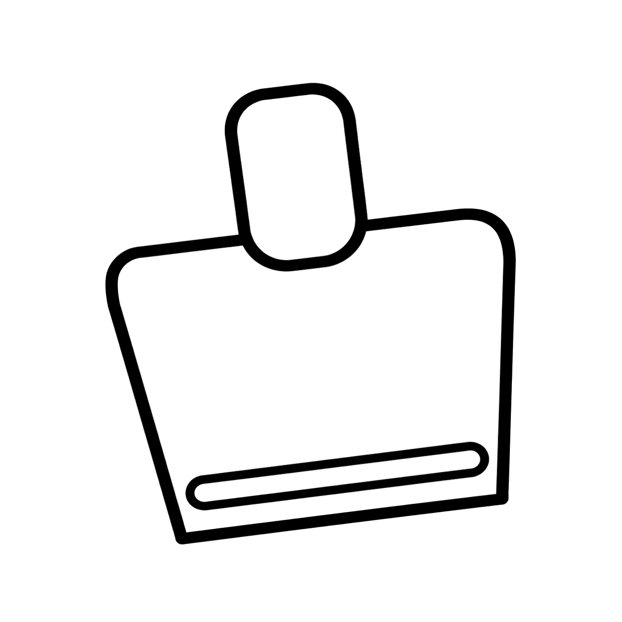 ちりとりのぬりえ用線画