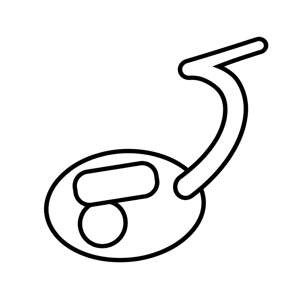 掃除機のぬりえ用線画
