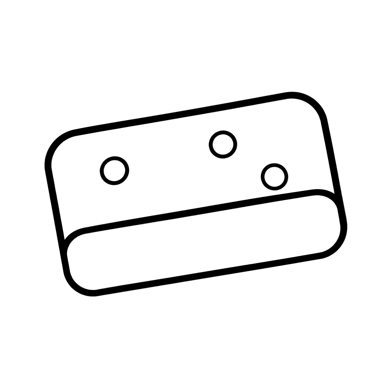 スポンジのぬりえ用線画