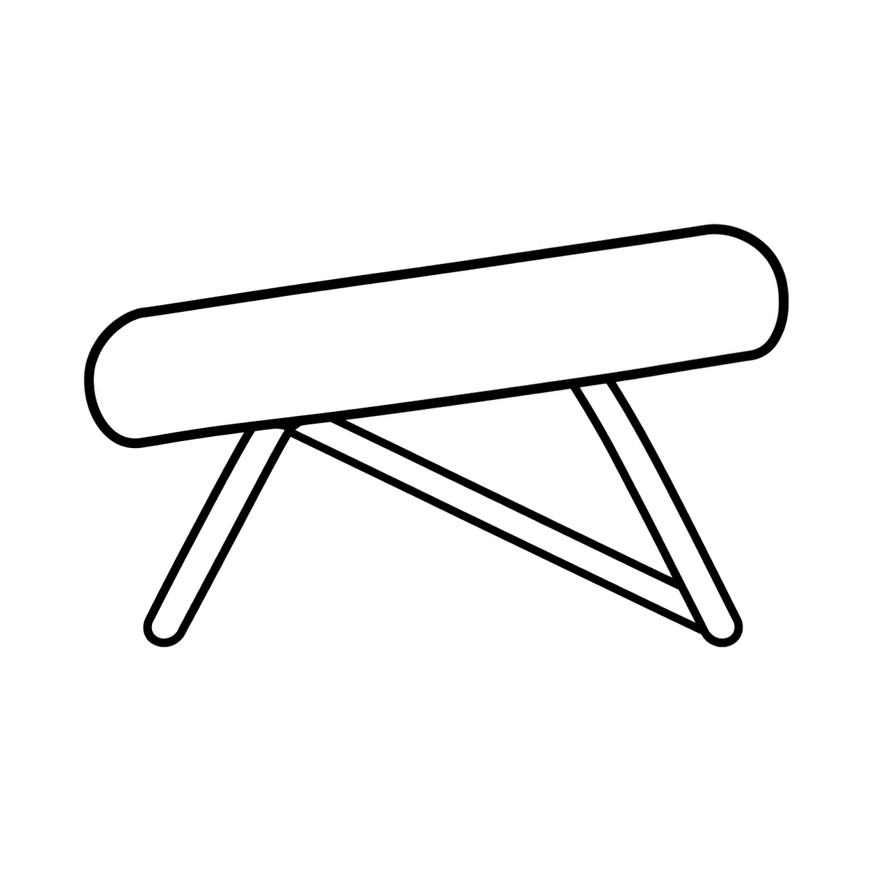 アイロン台のぬりえ用線画