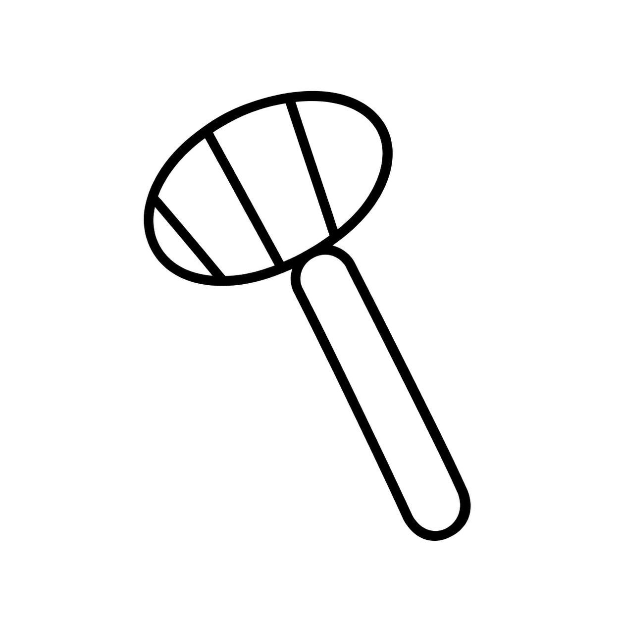食器ブラシのぬりえ用線画
