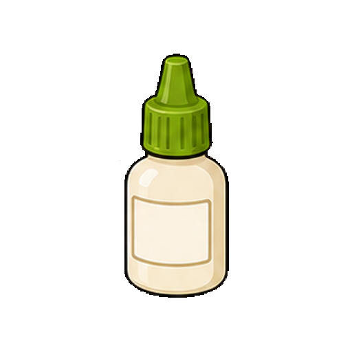 文字やロゴがない目薬のアイコン