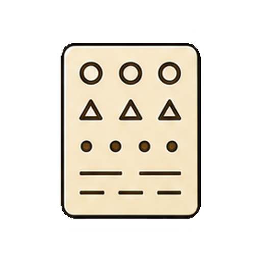 文字やロゴがない検査カードのアイコン